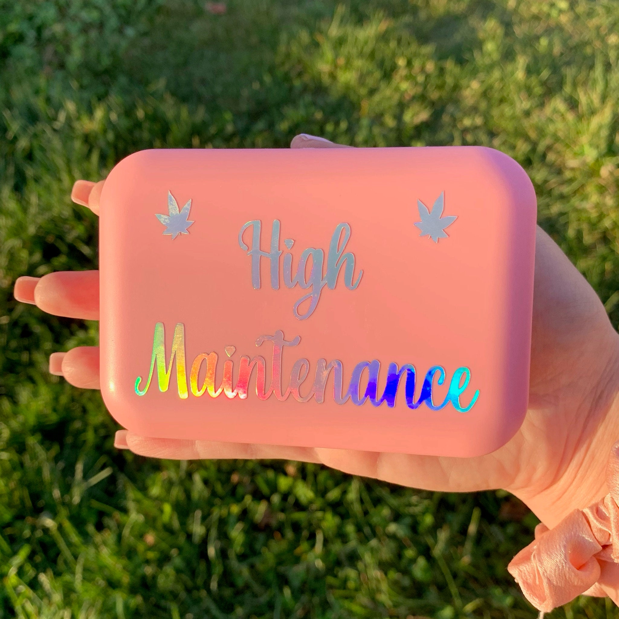 High Maintenance Stash Kit / Compact Girly Smoking Kit /Stash Etsy