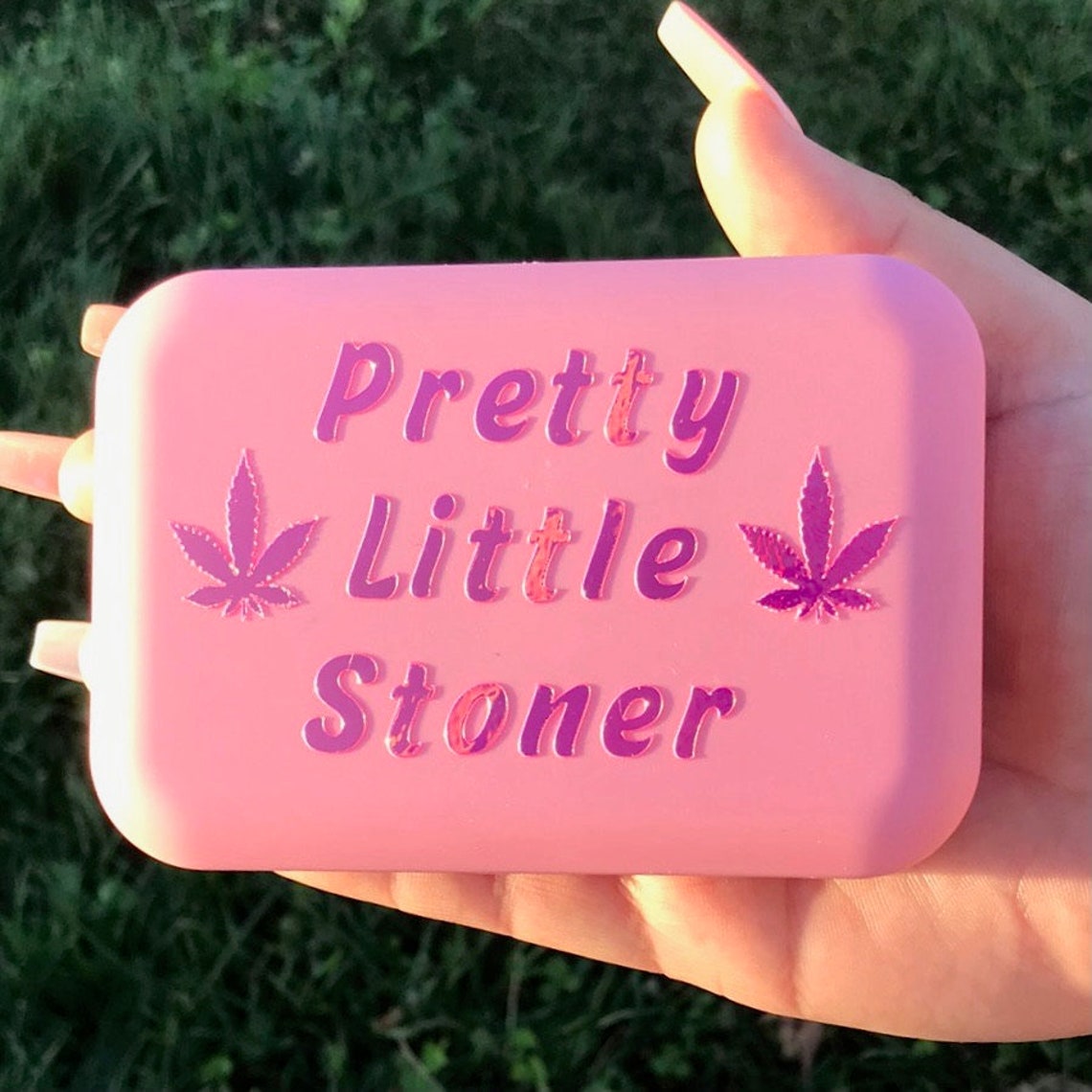 Pretty Little Stoner Stash Kit / Compact Girly Smoking Kit Etsy