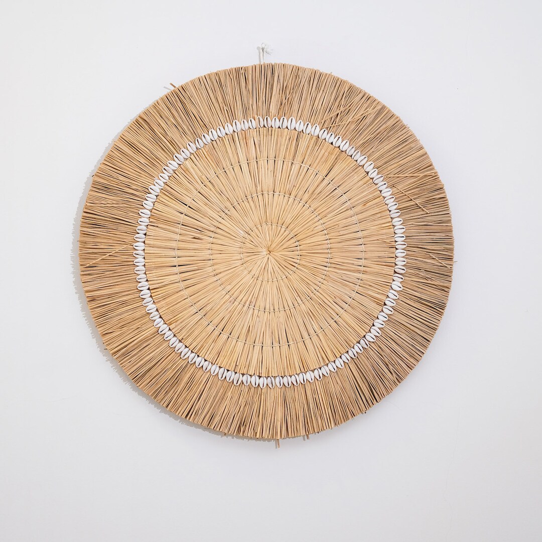 CINTA JUJU HAT Wall Decor Wall Hanging Juju Wall Natural Straw Medium