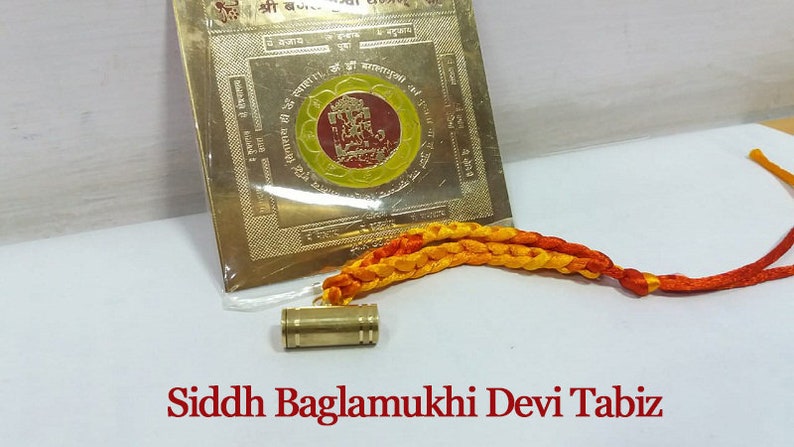 Spiritual Luck Protection Baglamukhitaweez Charm Power Amulet Love Pendant