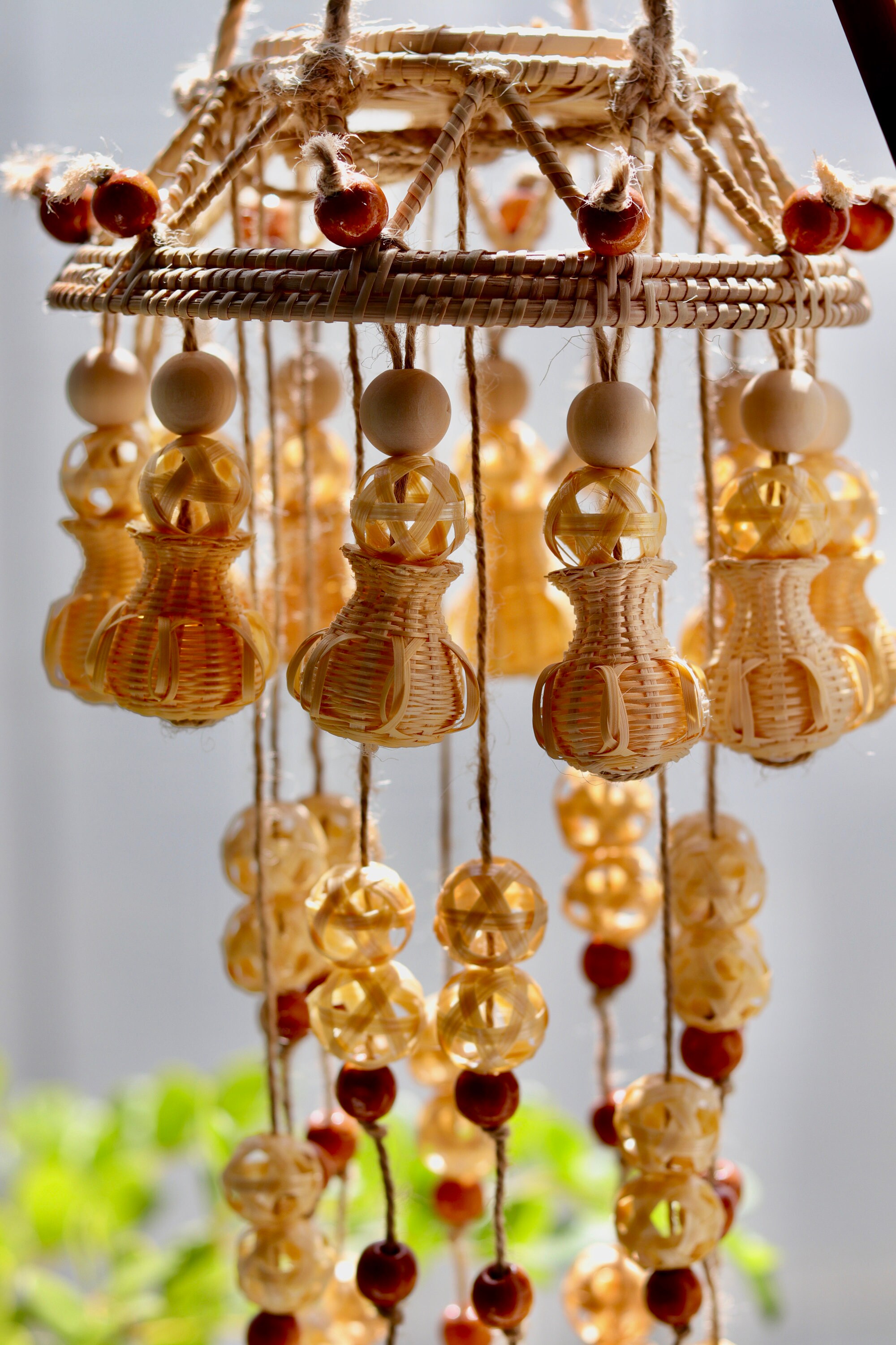 Basketry Mobile Decor Mobile Mobile Etsy