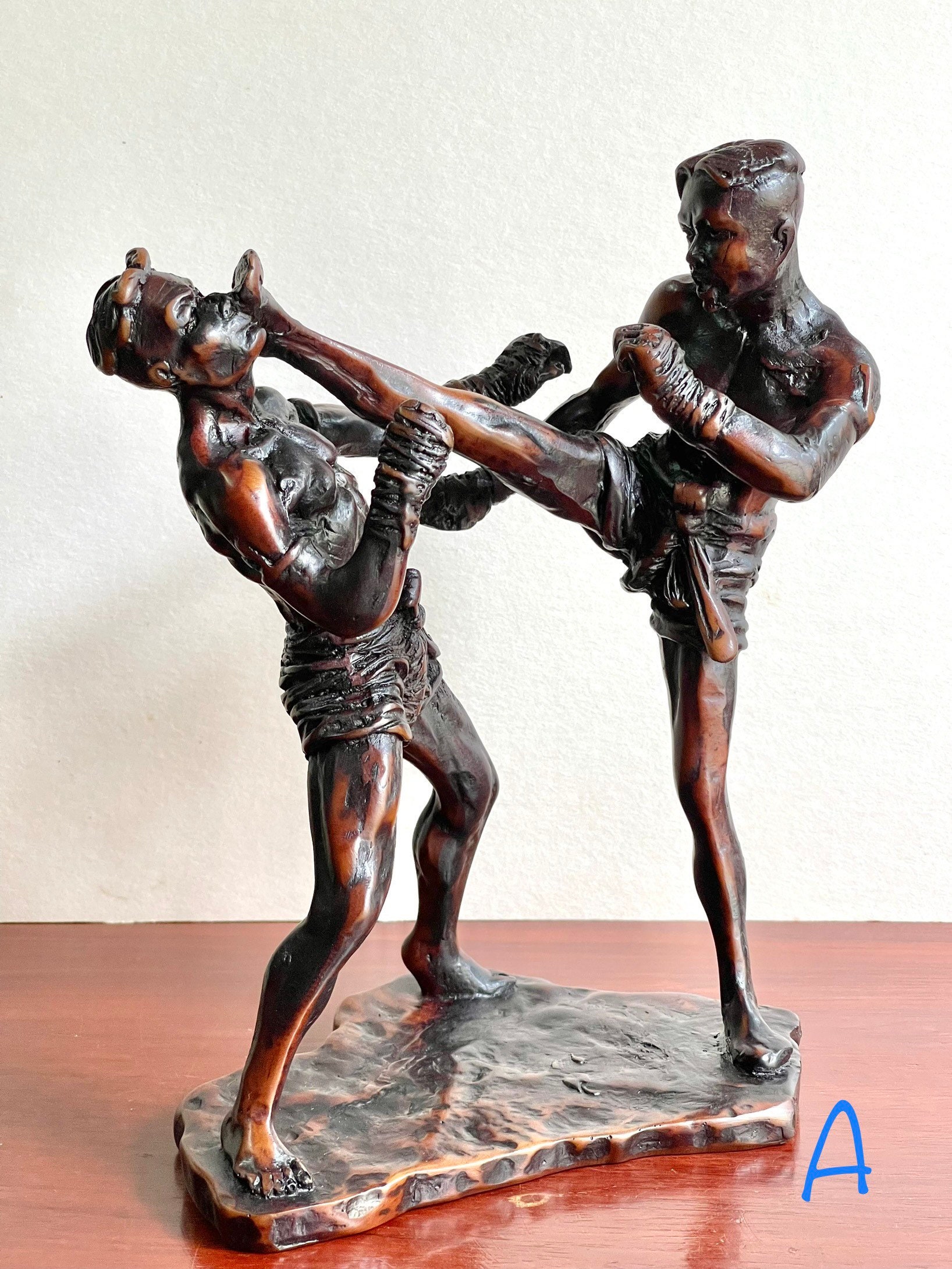 ムエタイ戦士  銅像 Amazon.com: Top Collection Medieval Japanese Samurai Statue