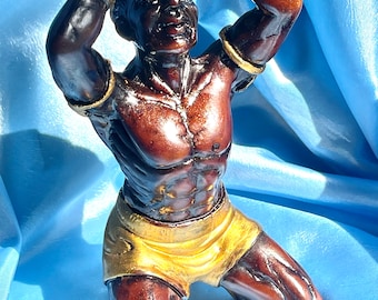 Muay Thai model, the martial art of Thai people, made of resin.