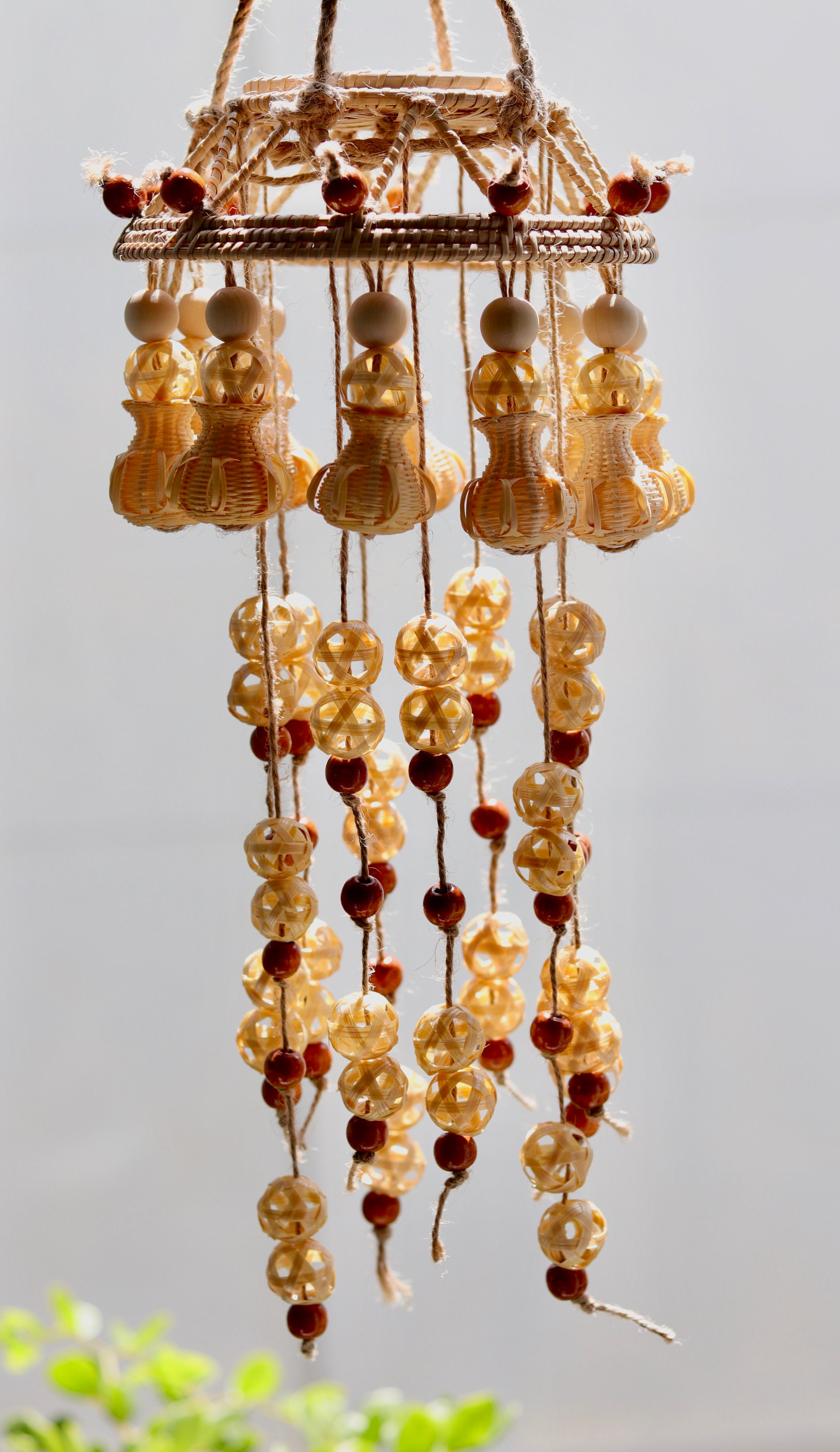 Basketry Mobile Decor Mobile Mobile Etsy