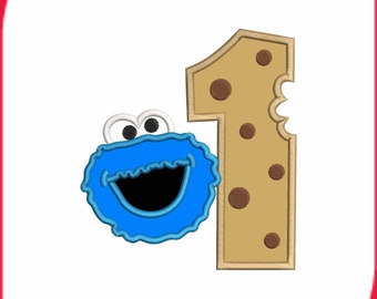 Download Cookie Monster 1st Birthday Svg Etsy