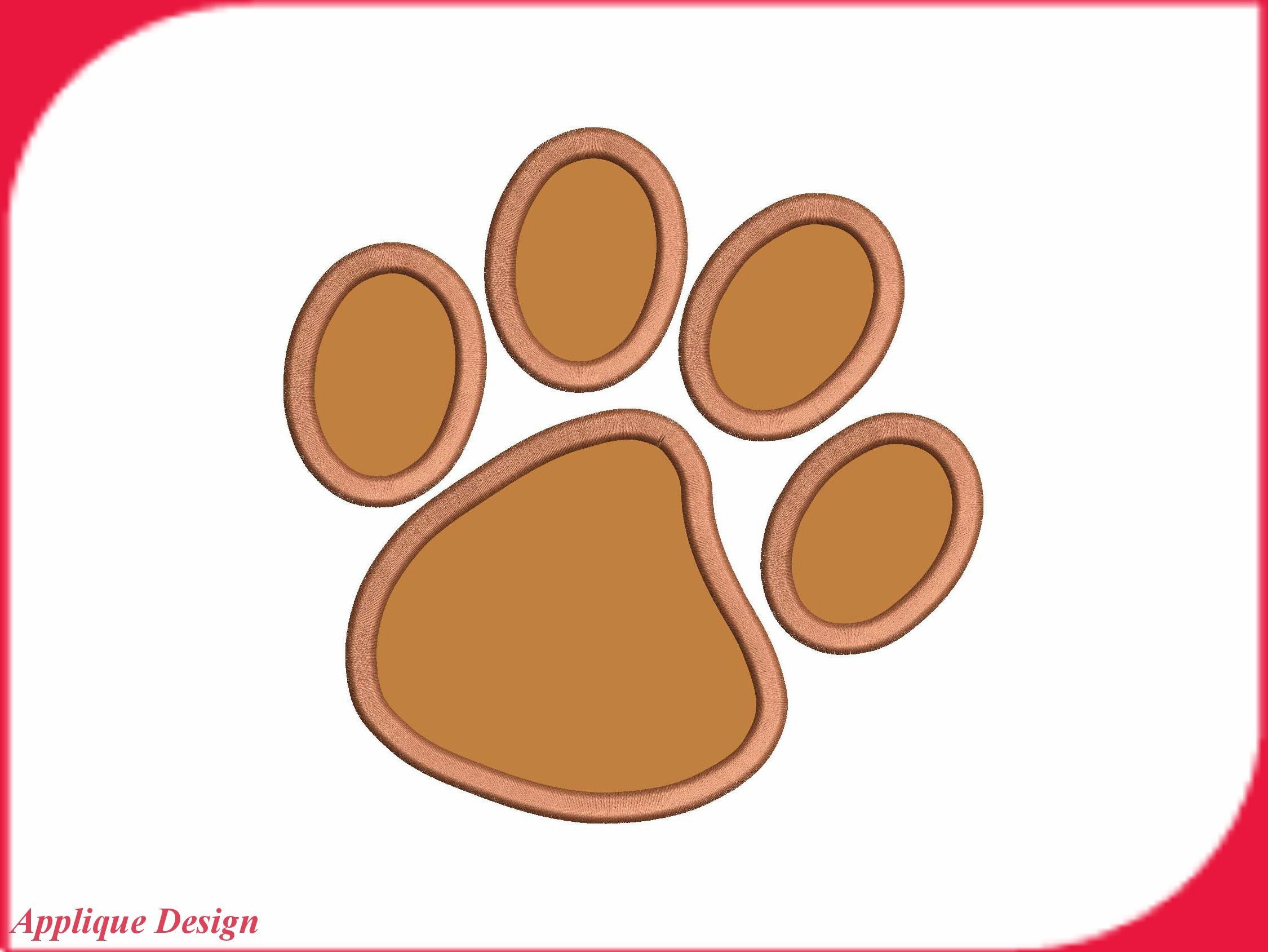 Paw Patrol Applique Embroidery Design Instant Download Etsy