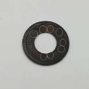 Late 19th C., Ottoman Turkish brass scale weight - &quot; 25 dirham &quot;. Collectable antique weight Home decor Shop decor