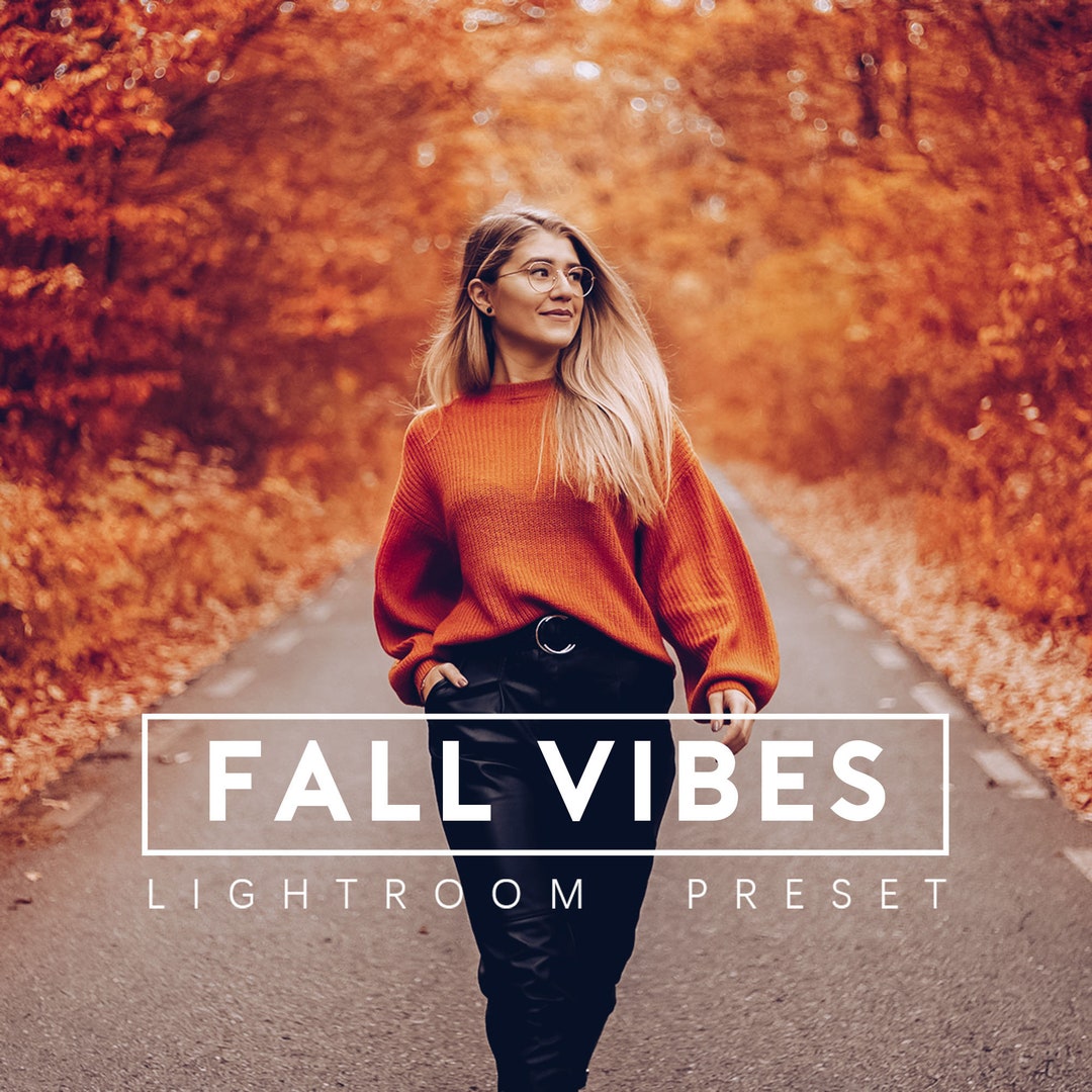FALL VIBES PRESETS, Lightroom Presets, Printable Lightroom Mobile and ...