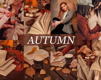 32 Lightroom Presets, Lightroom Mobile Presets,Desktop Presets , Photo Filter for Blogger - Autumn Presets