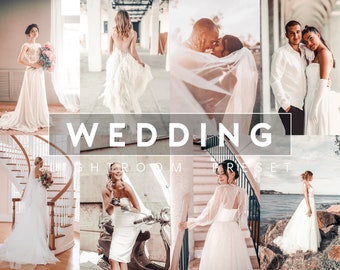 Ajustes preestablecidos de Lightroom para bodas: Filtro de hora dorada cálida (descarga digital)