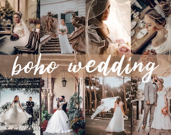 Boho Wedding Lightroom Presets: Ethereal Photography (Digital Download)
