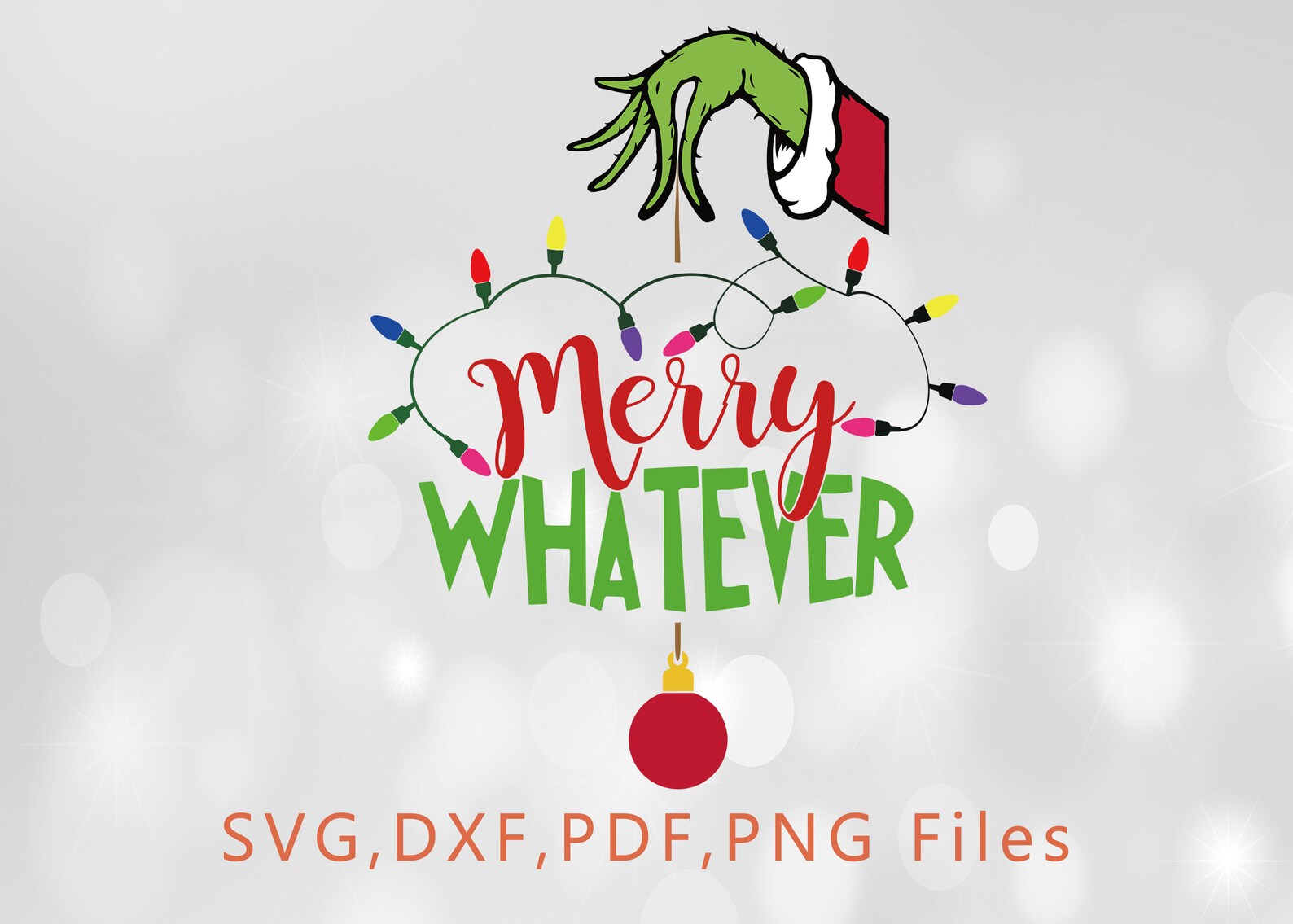 Merry Whatever SVGMerry GrinchMas SVGGrinch Svg Merry | Etsy