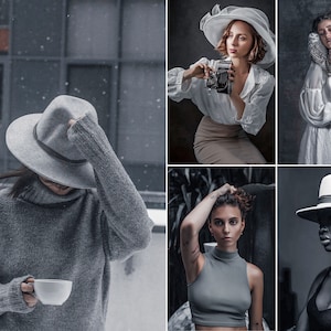 21 Grey Lightroom Presets, Lightroom Mobile Presets,Desktop Presets , Photo Filter for Blogger