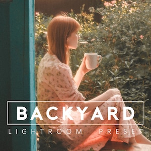 Backyard Lightroom Presets: Warm Portrait Photography (Digital Download)