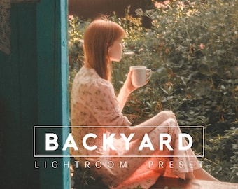 Preset Lightroom per il cortile: ritratti caldi (download digitale)