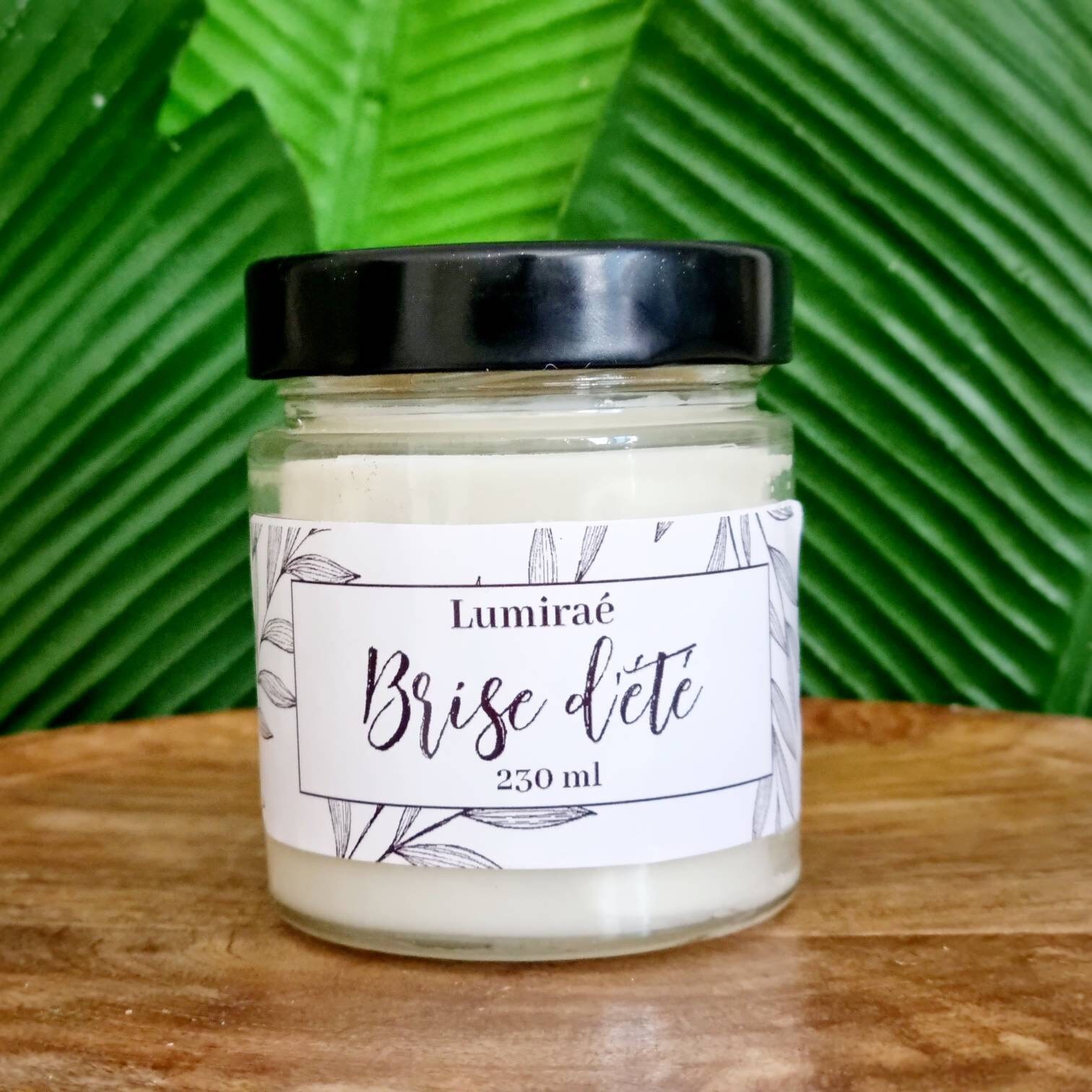 Bougie Brise d'été à La Cire de Soja