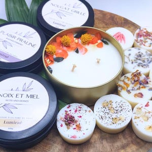 Coconut candle and scented melt gift box _ Birthday gift _ Mother&#39;s Day gift _ Free delivery