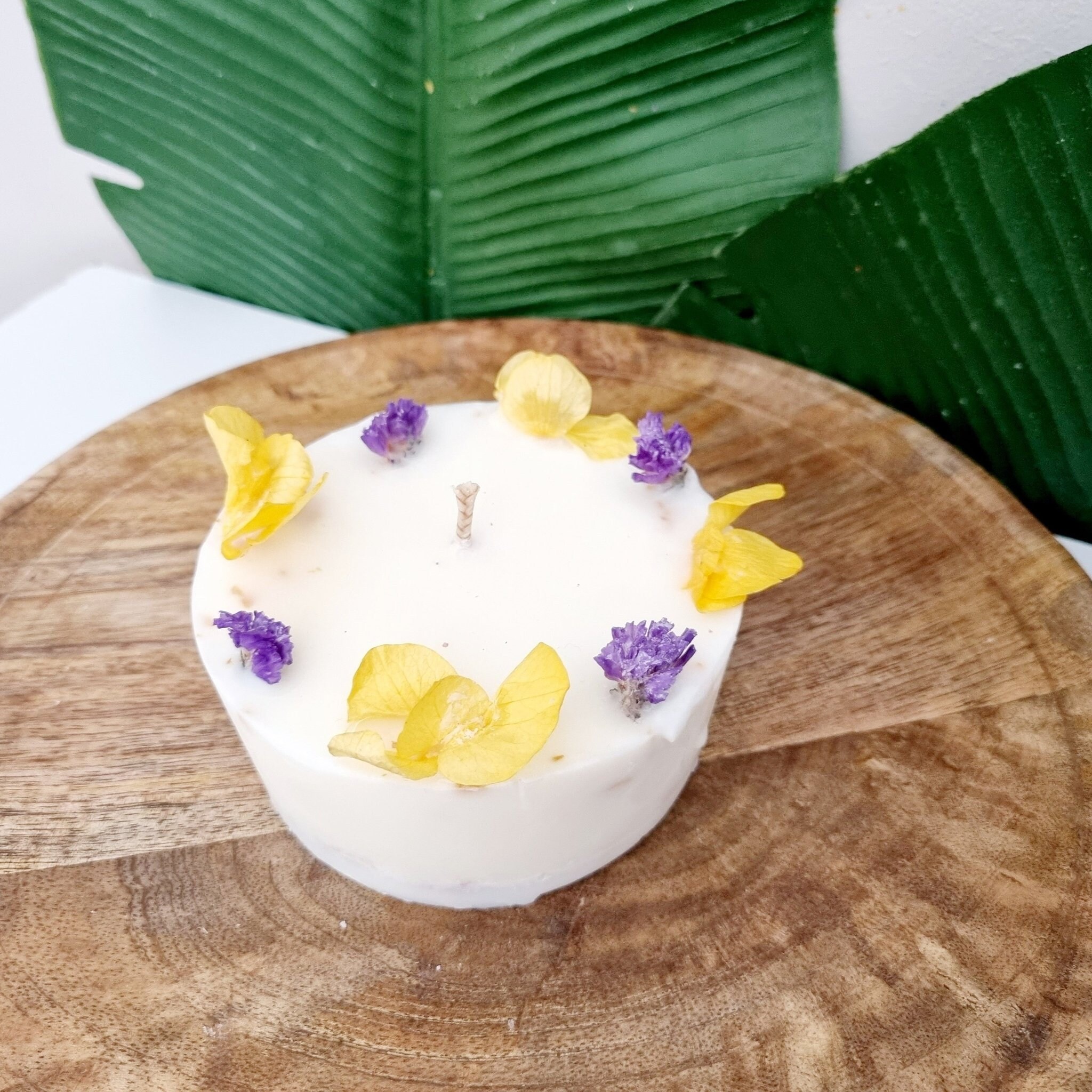 Bougie Pilier Frangipanier Jasmin