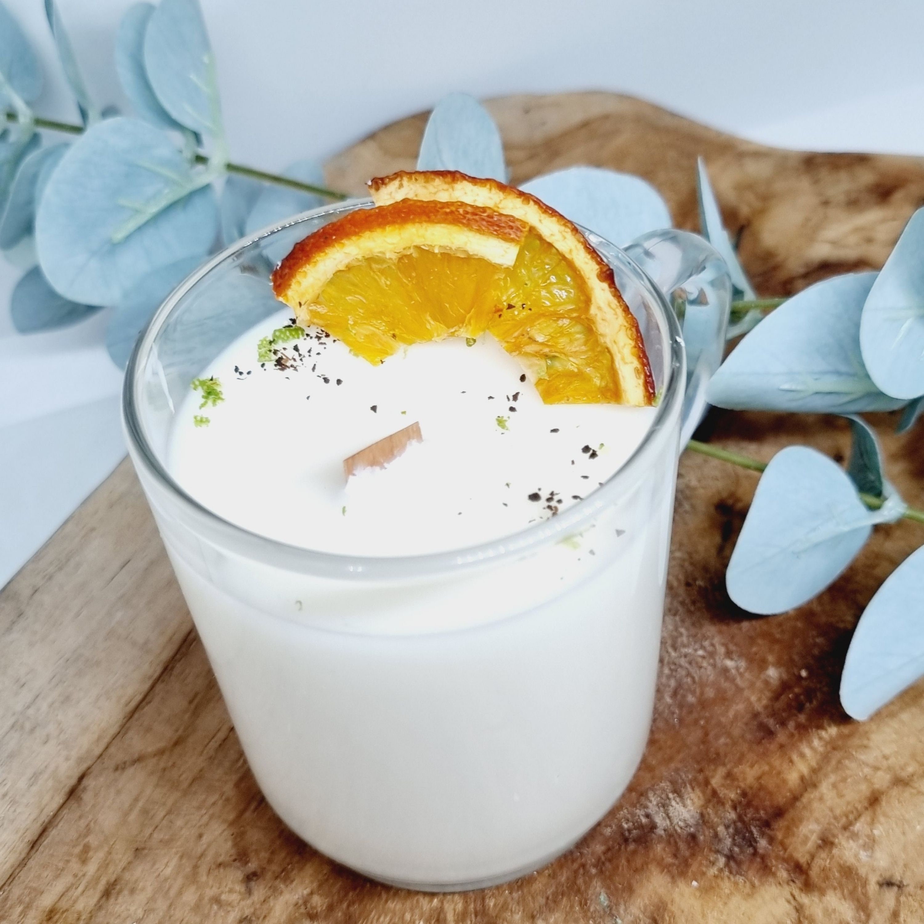 Bougie Aux Parfum de Agrumes A La Cire Soja Naturelle