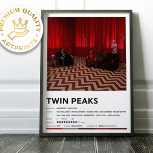 Twin Peaks - David Lynch - Movie Poster - Giclée fine art -