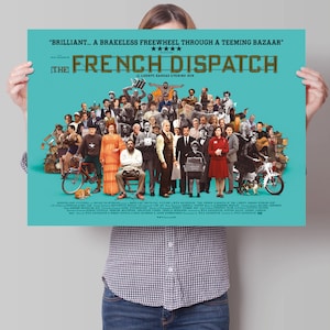 French Dispatch - Wes Anderson Movie poster - home decor - cinema - Wes Anderson gallery - movie poster art