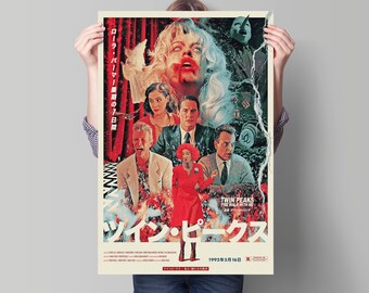 Twin Peaks - Fire walk with me - David Lynch Movie Poster Japanese Print