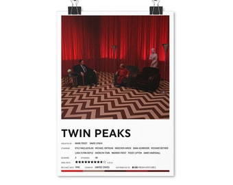 Twin Peaks David Lynch Movie Poster Giclée fine art