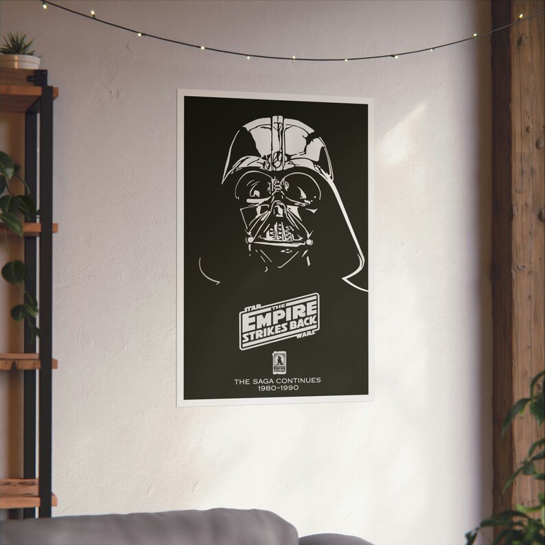 Das Imperium schlägt zurück 1980 – George Lucas Film Premium-Poster – Wohndekor-Design – Bildende Kunst Bild 5