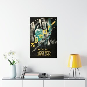 Metropolis, 1927 - Japanese Vintage Movie Poster image 7