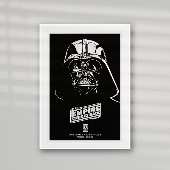 The Empire strikes back 1980 - George Lucas Movie Premium poster - Home decor design - Fine art