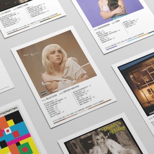 Mini-Poster Musikalbum benutzerdefinierte A5 - A4