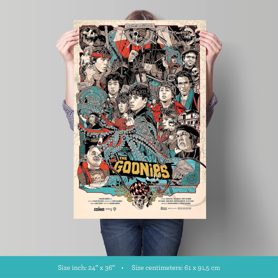 The Goonies 1985 Steven Spielberg Movie Premium Poster Wall Decor - Main Image