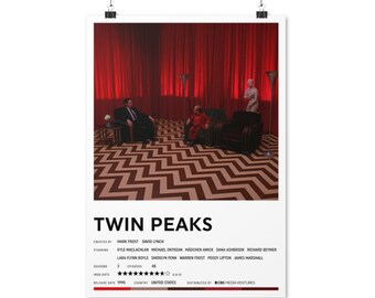 Twin Peaks David Lynch Movie Poster Giclée fine art