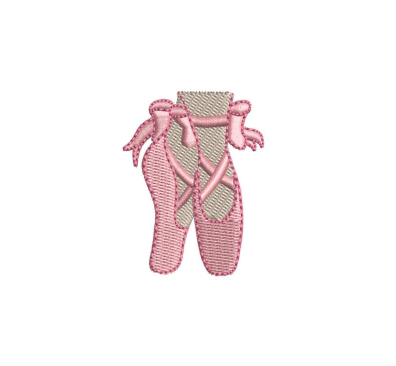 Ballet Slippers Ballet Shoes Machine Embroidery Design Etsy UK