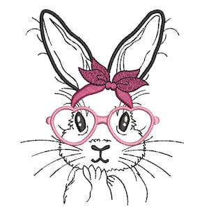 Easter Bunny, Machine Embroidery Design