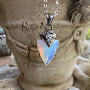 Opalite Arrowhead Pendant,  MADE TO ORDER