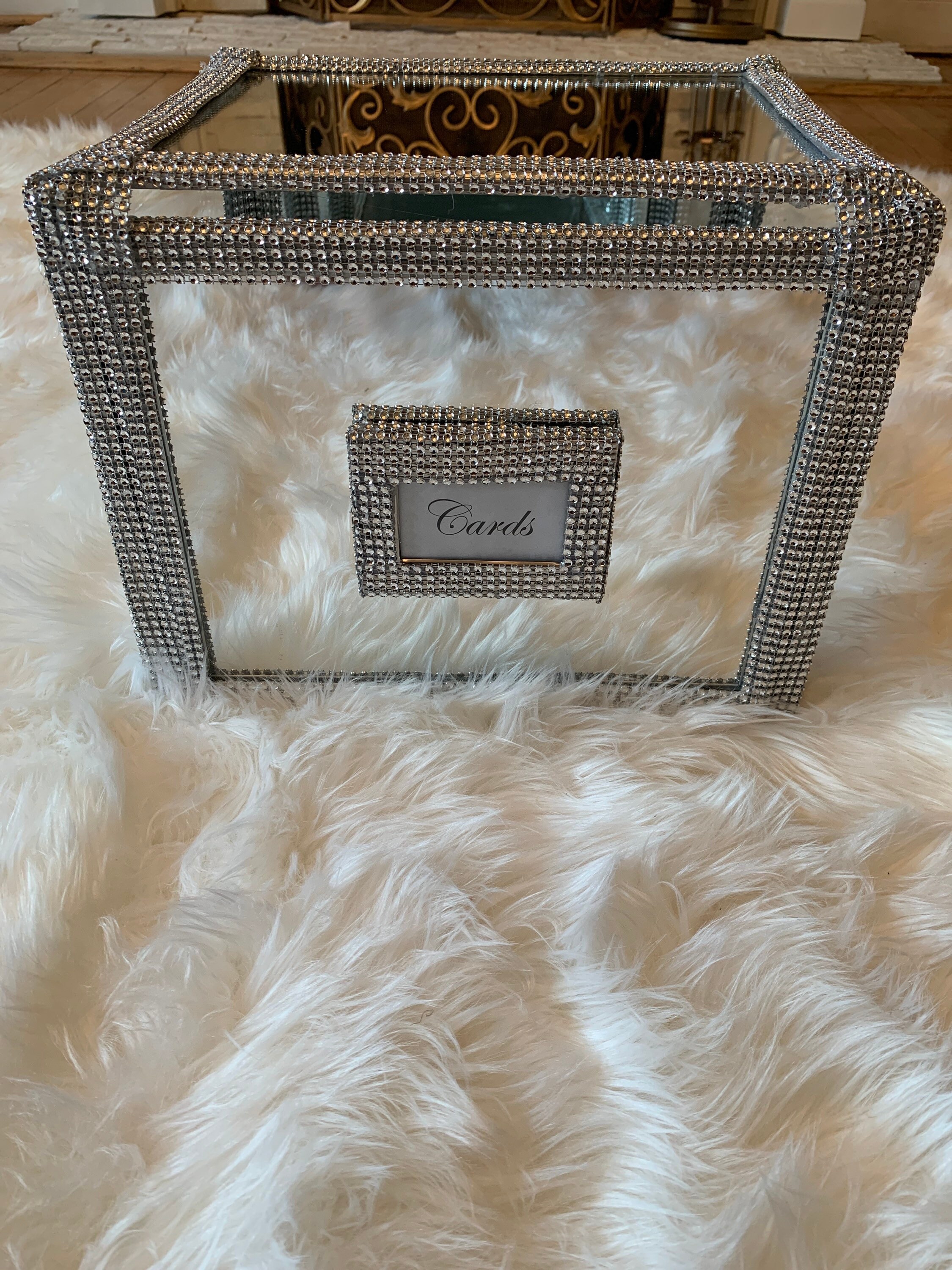 Mirror Card Box Elegant Card Box for Weddings, Events Etsy