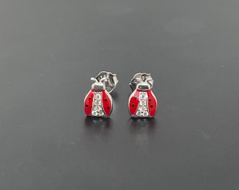 Süße Katzen Ohrstecker Aus 925 Sterling Silber - Perfektes Geschenk Für Frauen & Mädchen