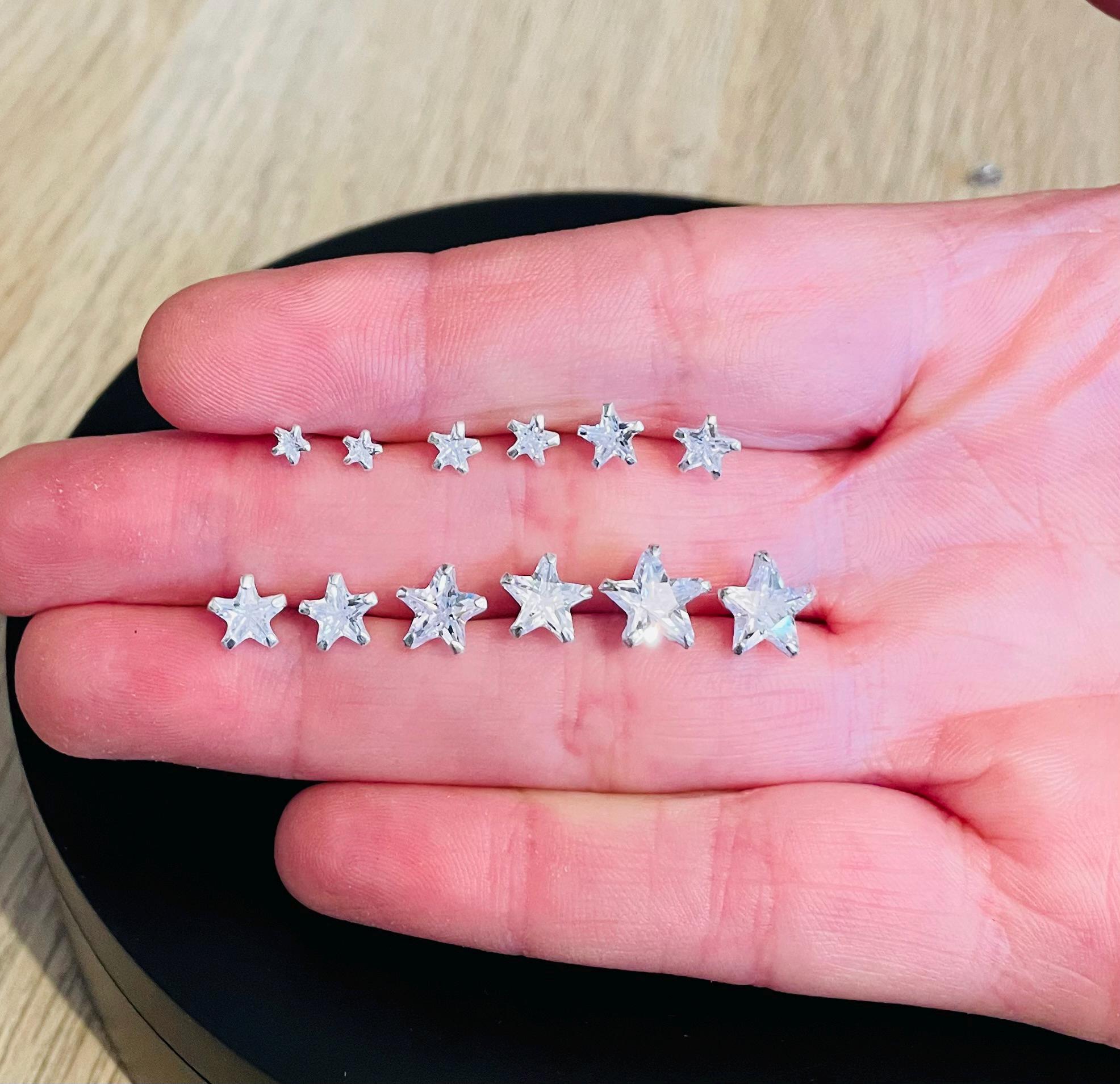 Orecchini A Goccia Donna In Argento Con Cristalli, Lunghezza 50 Mm, Modello Piuma Leggera