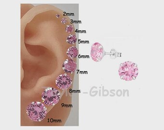 Orecchini Rotondi Rosa Con Perline In Acrilico, Cerchi Fatti A Mano, Donna, In Argento Sterling, Leggeri 8,3 G, Per Estate E Bohémien