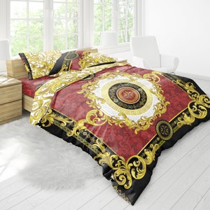 Baroque Eccentric Personalised Bedding set • Reversible design • Cotton • microfiber • AU, EU, USA, queen, king