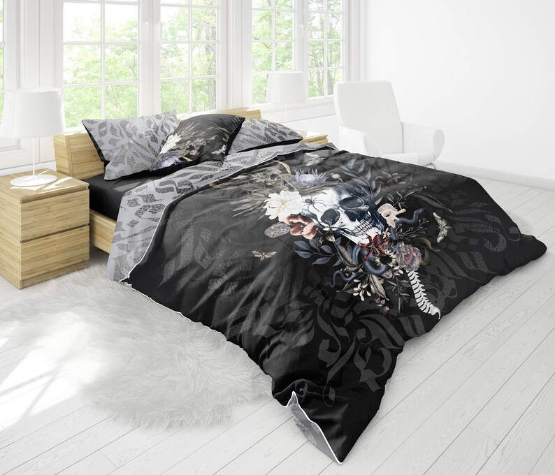 Unique Design Romantic Gothic 3 Psc Bedding Set Unique Design Romantic Gothic 3, Gothic King Bedroom Set