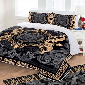 Quilted Bedspread set – Not mass-produced – Exclusive home decor piece | Custom Bed Cover | Soft Diamond-Stitched Blanket | custom quilt set