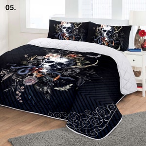 Quilted Bedspread set – Not mass-produced – Exclusive home decor piece | Custom Bed Cover | Soft Diamond-Stitched Blanket | custom quilt set