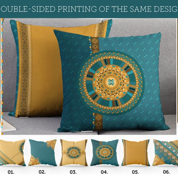 Exclusive Baroque Retro geometric design Pillow Covers • Art Gift • Living Room Decor • design sham cover • 16x16, 18x18, 20x20, 22x22