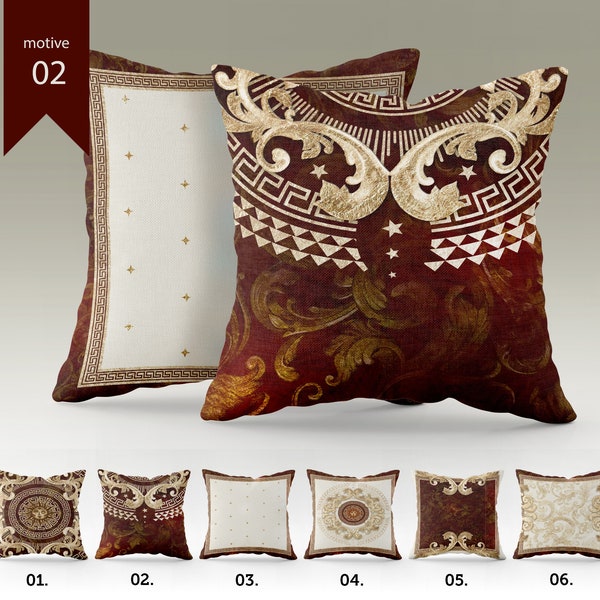 Exclusive Baroque Retro Classic Gold-Black design Pillow Covers • Art Gift • Living Room Decor • pillow cover • 16x16, 18x18, 20x20, 22x22