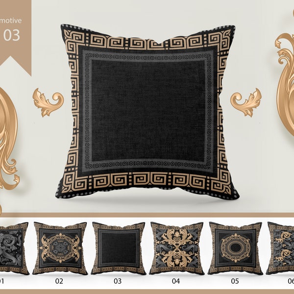 Pillow Covers • Exclusive Baroque Retro design  • Art Gift • Living Room Decor • design pillow case • 16x16, 18x18, 20x20, 22x22, 31x31