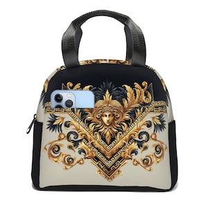 Sac fourre-tout isolé en toile de style baroque