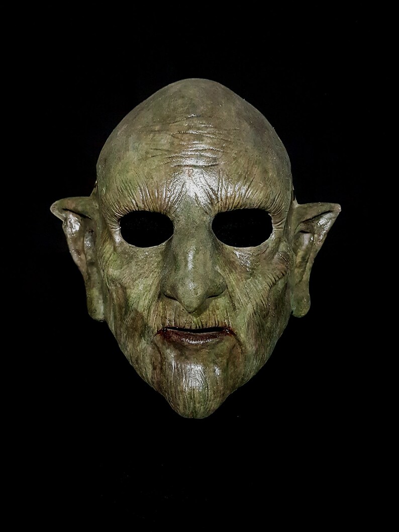 Latex Forest Goblin Mask Etsy