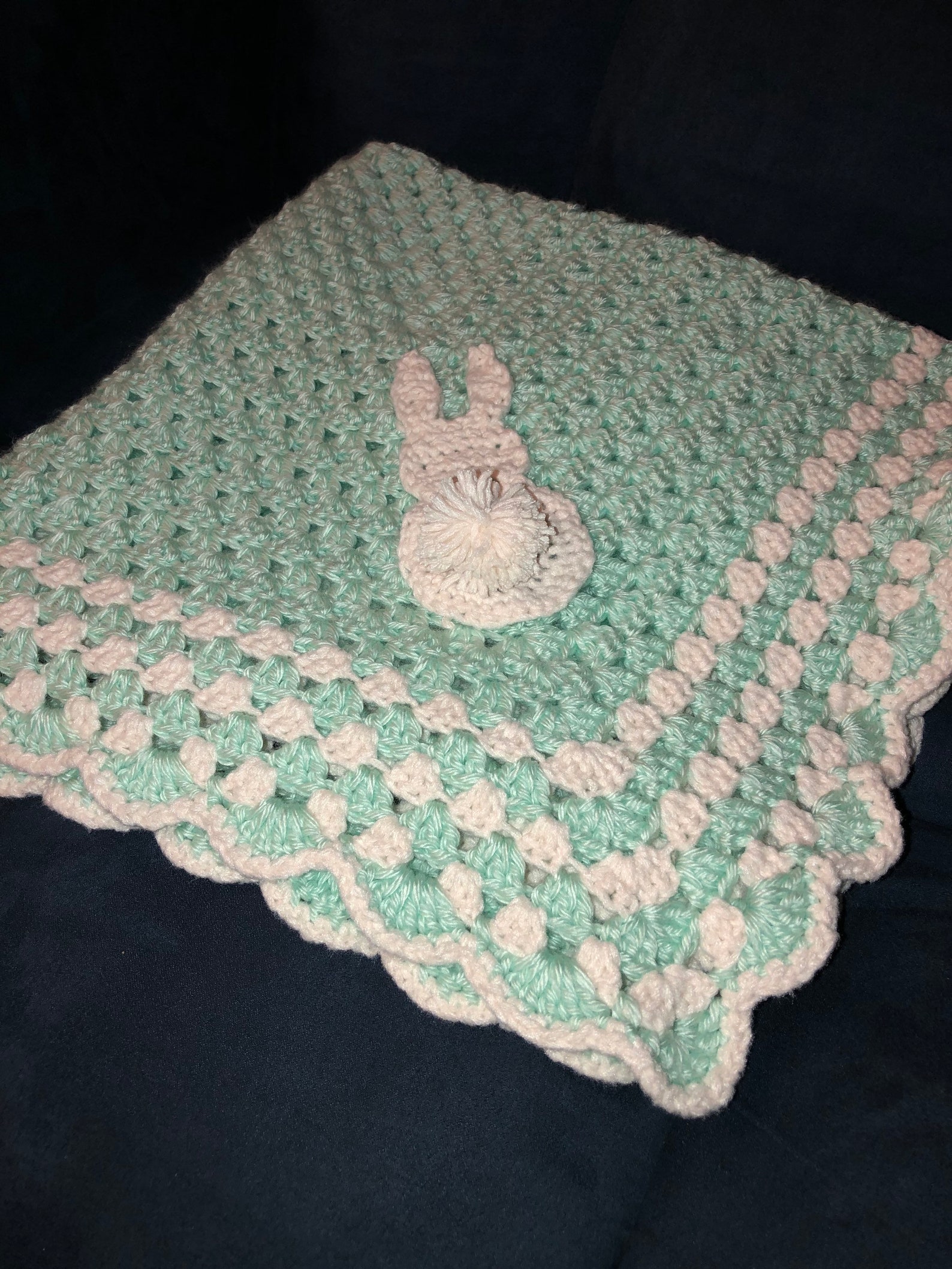 Gender Neutral Crochet Baby Blanket Etsy